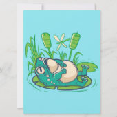 かわいいクールピースカエルのプレゼント | Frog誕生日 (正面)