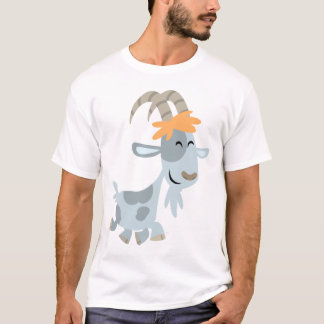 かわいいクールマンガのヤギの子どもTシャツ Tシャツ