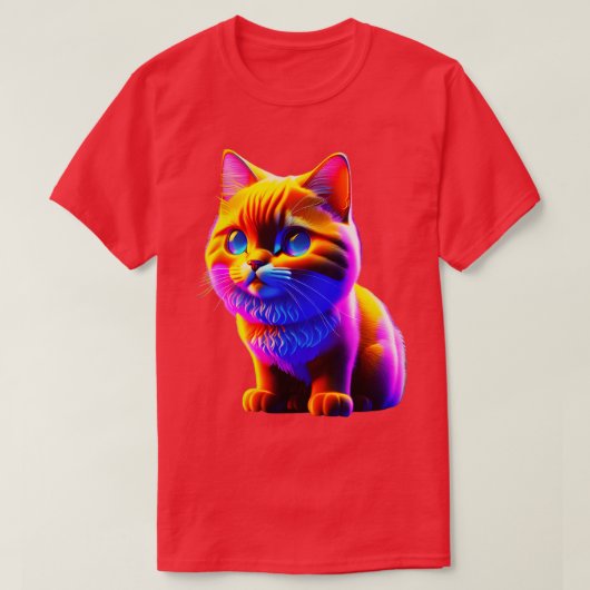 かわいいクール猫と子猫たち19 Tシャツ (デザイン正面)