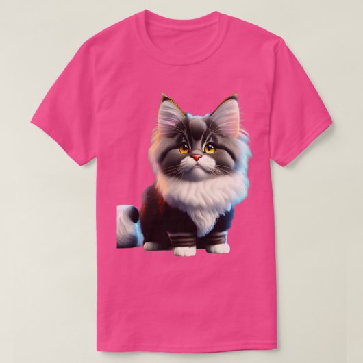 かわいいクール猫と子猫たち34 Tシャツ (デザイン正面)