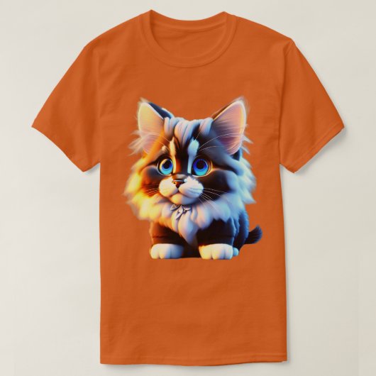 かわいいクール猫と子猫たち38 Tシャツ (デザイン正面)