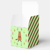 かわいいグラウンドホッグとチューリップの花 フェイバーボックス (オープン)