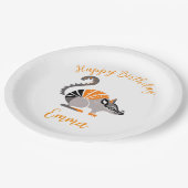 かわいいグラフィック – NUMBAT – 野生動物 – パーティー ペーパープレート (アングル)