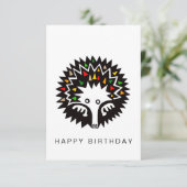 かわいいグラフィックECHIDNA – 野生生物 – 保護 –  サンキューカード (スタンド正面)