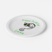 かわいいグラフィックPOSSUM -ハッピーバースデー-パーティー ペーパープレート (アングル)