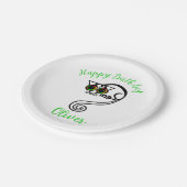 かわいいグラフィックPOSSUM -自然-パーティー ペーパープレート (アングル)