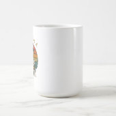 かわいいグラフィックTシャツ コーヒーマグカップ (中央)