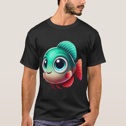 かわいいグラミー魚 Tシャツ (正面)
