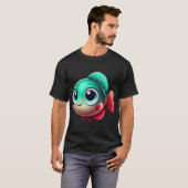 かわいいグラミー魚 Tシャツ (正面フル)