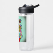 かわいいグランジパンクロック夫婦の恋 ウォーターボトル (左面)