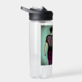 かわいいグランジパンクロック夫婦の恋 ウォーターボトル (右面)