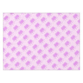 かわいいグリッターのピンクの女の赤ちゃんの皇太子妃のカスタム テーブルクロス (正面(横))