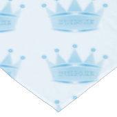 かわいいグリッターの空色の皇太子カスタム テーブルクロス (アングル)