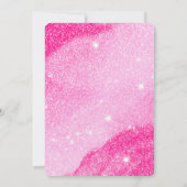 かわいいグリッタードールくるみ割りクリスマスクリスマスパーティー招待券 招待状 (裏面)