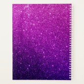 かわいいグリッターユニコーンジャーナル プランナー手帳 (裏面)