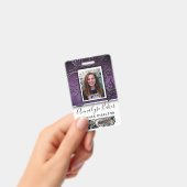 かわいいグリッター プロフェッショナルCNA看護師 写真 名前 バッジ (手持ち)