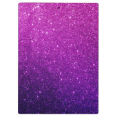 かわいいグリッターUnicornクリップボード クリップボード (裏面)