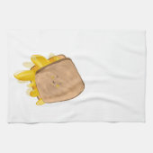かわいいグリルチーズドリップサンドイッチ キッチンタオル (横)