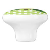 かわいいグリーンアップルキッチンデコル セラミックノブ (側面)