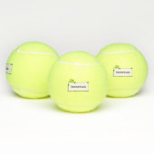 かわいいグリーンカエルのサイン漫画イラストレーション テニスボール (マルチ)