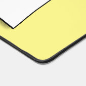 かわいいグリーンカエルのサイン漫画イラストレーション デスクマット (コーナー)