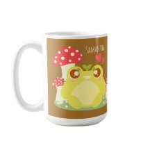 かわいいグリーンカエル自然