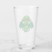かわいいグリーンチュルフモンスター タンブラーグラス (裏面)