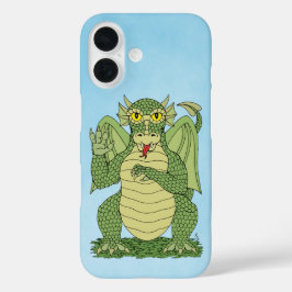 かわいいグリーンドラゴンケースメイトiPhoneケース iPhone 16ケース