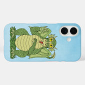 かわいいグリーンドラゴンケースメイトiPhoneケース Case-Mate iPhoneケース (裏面 (横))