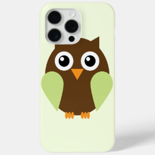 かわいいグリーンフクロウ iPhone 15 PRO MAXケース