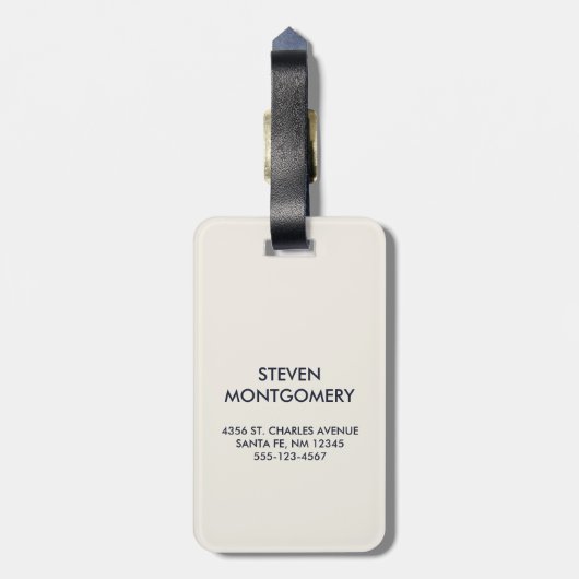 かわいいグリーンフランケンシュタインモンスター顔ハロウィーン ラゲッジタグ (裏面縦)