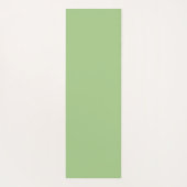 かわいいグリーンフローラグリーンフラワーグリーンデイジー ヨガマット (裏面)