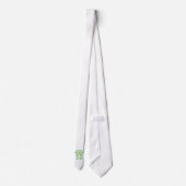 かわいいグリーンモンキー ネクタイ (裏面)