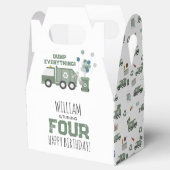 かわいいグリーンリサイクルトラックボーイズビークル誕生日 フェイバーボックス (オープン)