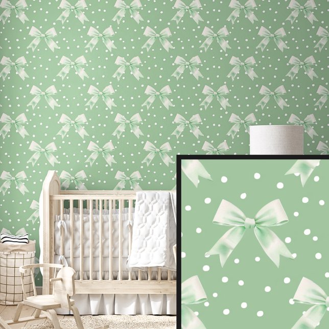 かわいいグリーン弓 壁紙 (クリエイターアップロード済み)