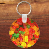 かわいいグルメレインボーカラフルキャンディグミベア キーホルダー (正面)