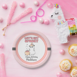 かわいいグルービーハロウィン不気味誕生日をゲットしよう ペーパープレート