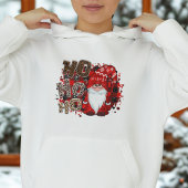 かわいいグルービーレッド格言サンタクロースモダンクリスマス パーカ