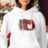 かわいいグルービーレッド格言サンタクロースモダンクリスマス パーカ