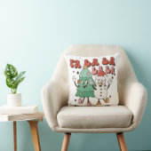 かわいいグルービーレトロクリスマス クッション (椅子)