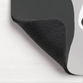 かわいいグレイハウンドイタリアン、グレイハウンドまたはウィペット犬 マウスパッド (コーナー)