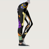 かわいいグレイハウンド犬および犬のおもちゃの芸術 レギンス (右)