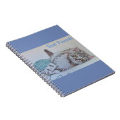 かわいいグレイ猫キッテン最高のフレンズノート ノートブック (右側)