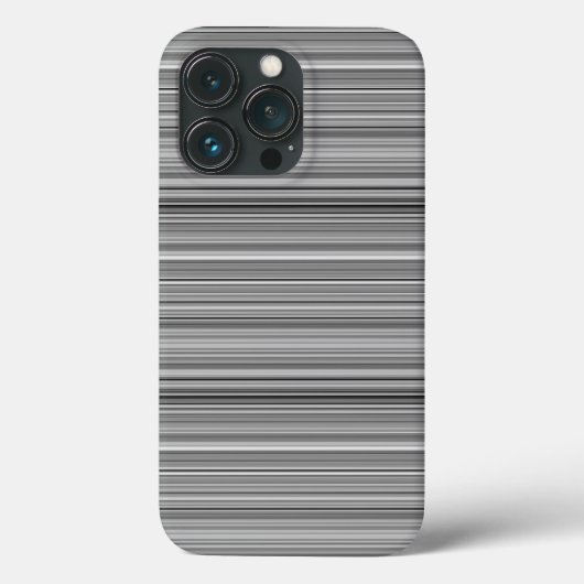 かわいいグレーのストライプ Case-Mate iPhoneケース (裏面)