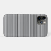 かわいいグレーのストライプ Case-Mate iPhoneケース (裏面(横))