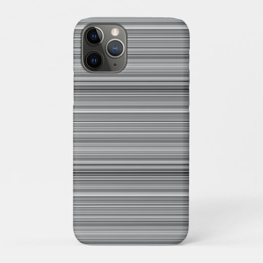 かわいいグレーのストライプ Case-Mate iPhoneケース (裏)