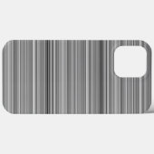 かわいいグレーのストライプ Case-Mate iPhoneケース (裏面 (横))