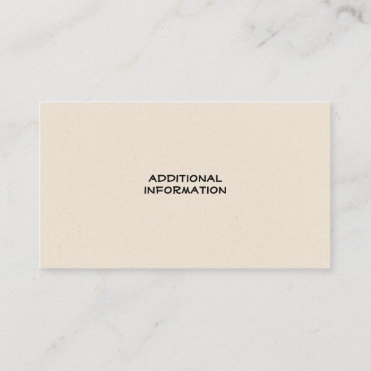 かわいいグレーの子猫 名刺 (裏面)