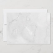 かわいいグレーの水彩象の赤ちゃんシャワー 招待状 (裏面)