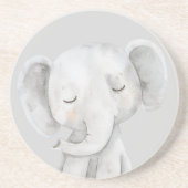 かわいいグレーゾウ コースター (正面)